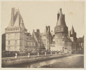 Ansicht des Schlosses von Maintenon von Jacques Alexandre Ferrier