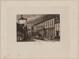 Mont de Piété, vor 1864 von Jacques Alphonse (after) Testard