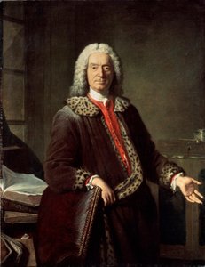 Porträt des Dichters und Tragödiendichters Prosper Jolyot de Crébillon, 1746 von Jacques Andre Joseph Camelot Aved