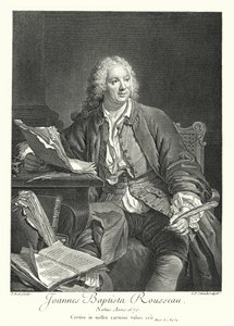 Jean-Baptiste Rousseau, französischer Dichter und Dramatiker von Jacques Andre Joseph Camelot (after) Aved