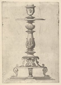 Entwurf für einen Kerzenhalter, 1548-49