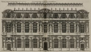Die Fassade von Pierre Lescot, veröffentlicht 1576