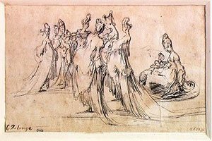 Gruppe von Frauen von Jacques Bellange