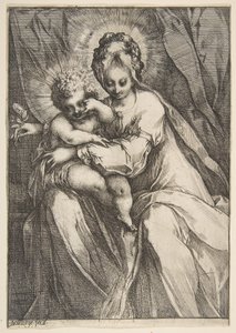 Madonna mit einer Rose von Jacques Bellange