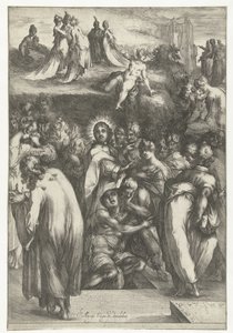 Auferweckung des Lazarus von Jacques Bellange