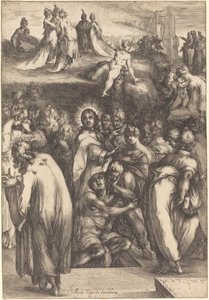 Die Auferweckung des Lazarus von Jacques Bellange