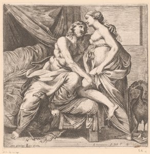 Jupiter und Juno Mythologische Szenen nach Fresken im Palazzo Farnese in Rom