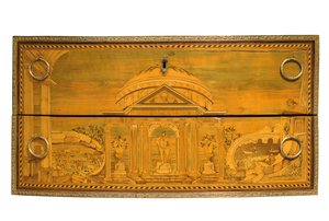 (Detail) einer Louis XVI Kommode, ca. 1770-75