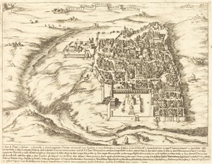 Luftaufnahme der Stadt Jerusalem