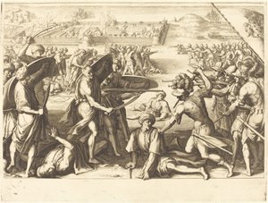 Angriff auf die äußeren Festungen von Bone von Jacques Callot