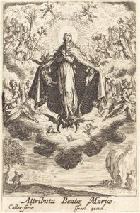 Attribute der Jungfrau von Jacques Callot