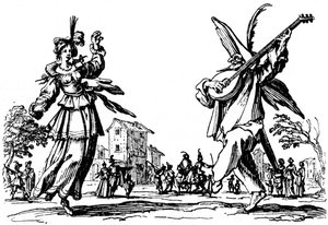 Balli di Sfessania - aus Radierungen von Jacomo Callot