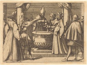 Taufe des Prinzen von Spanien von Jacques Callot