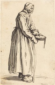 Bettlerin mit Pfanne von Jacques Callot