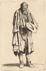 Bettler mit Rosenkranz von Jacques Callot