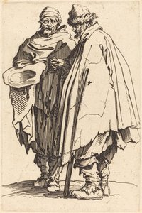 Blinder Bettler und Begleiter von Jacques Callot