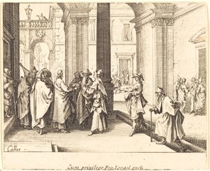 Cäsars Münze von Jacques Callot