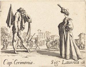 Cap. Cerimonia und Siga. Lavinia von Jacques Callot