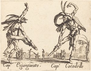 Cap. Esgangarato und Cap. Cocodrillo von Jacques Callot