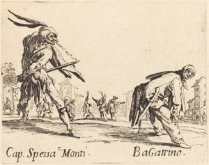 Cap. Spessa Monti und Bagattino von Jacques Callot