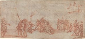 Christus mit Dornenkrone von Jacques Callot