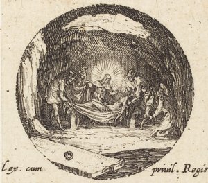Christus in der Vorhölle von Jacques Callot