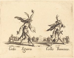 Cicho Sgarra und Collo Francisco von Jacques Callot