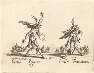 Cicho Sgarra und Collo Francisco von Jacques Callot