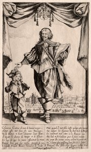 Claude Deruet und sein Sohn von Jacques Callot