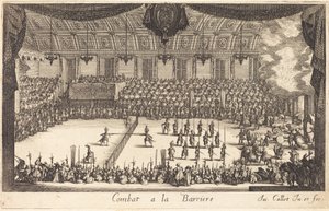 Kampf an der Barriere von Jacques Callot