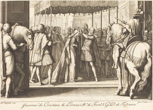 Krönung der Großherzogin von Jacques Callot