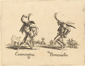 Cucorongna und Pernoualla von Jacques Callot