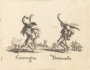 Cucorongna und Pernoualla von Jacques Callot