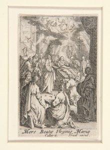 Tod der Jungfrau, Nr. 11 aus Das Leben der Jungfrau von Jacques Callot