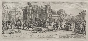 Verwüstung eines Klosters von Jacques Callot