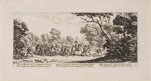 Entdeckung der kriminellen Soldaten, Tafel neun aus Die Leiden des Krieges