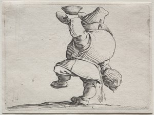 Trinker von hinten gesehen von Jacques Callot