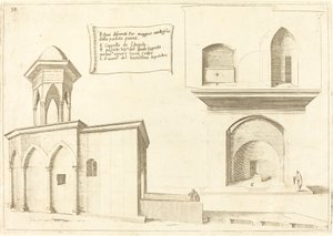 Erhebung der Kirche des Heiligen Grabes, 1619 von Jacques Callot