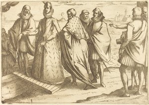 Einschiffung in Genua von Jacques Callot