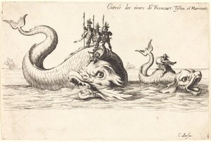 Eintritt von Mm. de Vroncourt, Tyllon und Marimont von Jacques Callot
