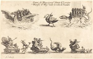 Einzug von Monseigneur Henry de Lorraine, Marquis de Moy, unter dem Namen Pirandre, 1627 von Jacques Callot