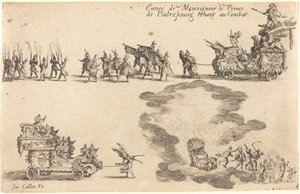 Einzug des Prinzen von Pfalzburg von Jacques Callot