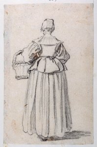 Figur von hinten von Jacques Callot