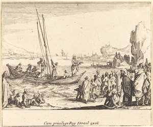 Fischer der Menschen, 1635 von Jacques Callot
