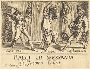 Frontispiz für "Balli di Sfessania"