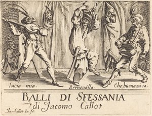 Frontispiz für "Balli di Sfessania"