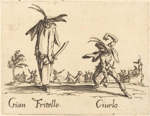 Gian Fritello und Ciurlo von Jacques Callot