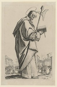 Heiliger Matthias, Blatt 13 der Folge "Jesus, die zwölf Apostel und Maria"