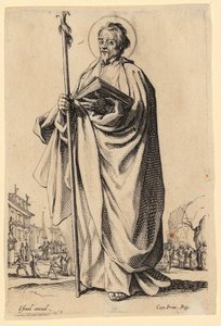 Heiliger Paulus, Blatt 5 der Folge "Jesus, die zwölf Apostel und Maria" von Jacques Callot