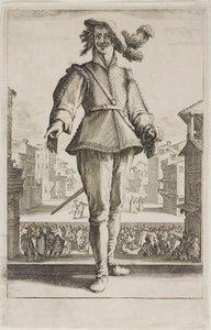 Jagdvögel, aus Verschiedene Szenen in Florenz entworfen von Jacques Callot
